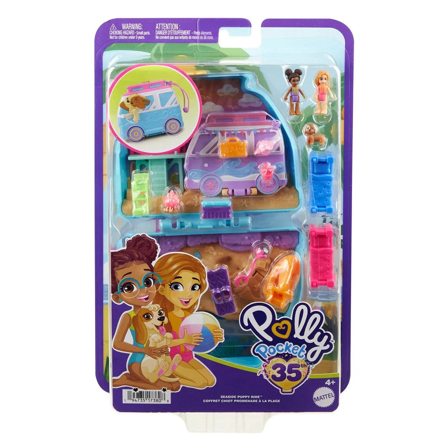 POLLY POCKET - SEASIDE PUPPY RIDE COMPACT