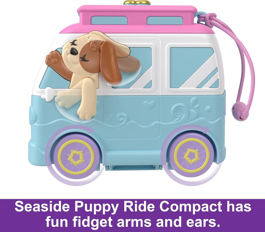 POLLY POCKET - SEASIDE PUPPY RIDE COMPACT