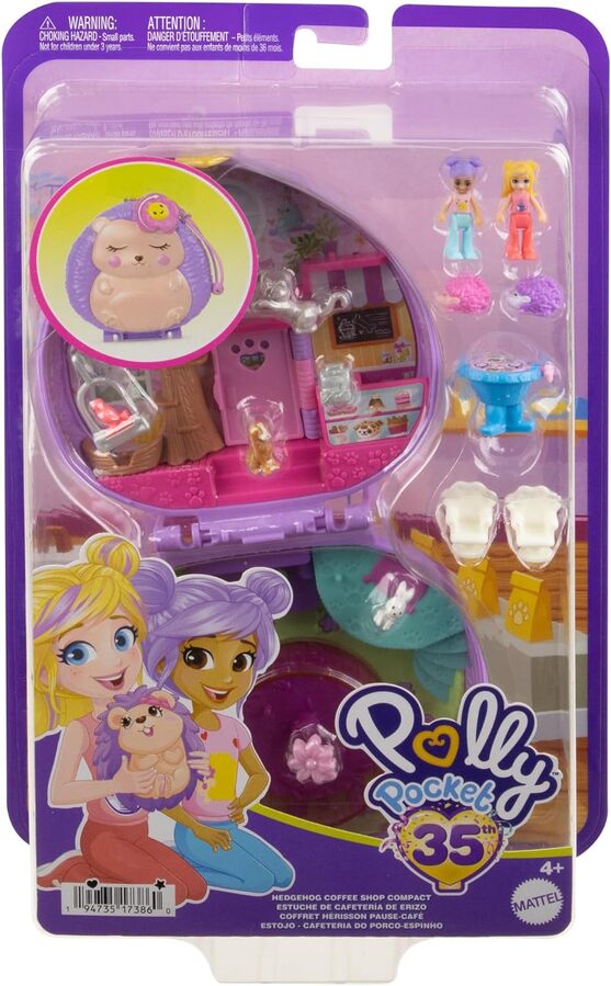 POLLY POCKET - HEDGEHOG COFFEE SHOP COMPACT