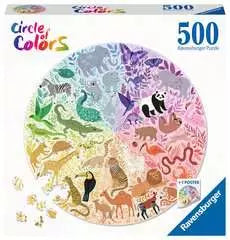 RAVENSBURGER 171729 - CIRCLE OF COLOURS- ANIMALS 500 PIECE PUZZLE