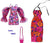 BARBIE FASHION 2 PACK - FLORAL PATTERN DRESS