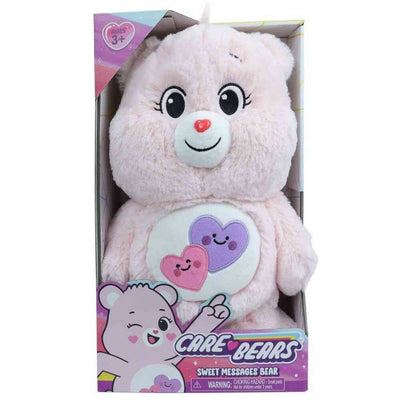 CARE BEAR STANDING MEDIUM PLUSH - SWEET MESSAGES BEAR