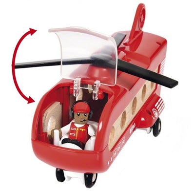 BRIO VEHICLE CARGO TRANSPORT HELICOPTER 8 PCS