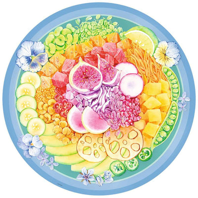 RAVENSBURGER CIRCLE OF COLORS - POKE BOWL 500 PIECE PUZZLE