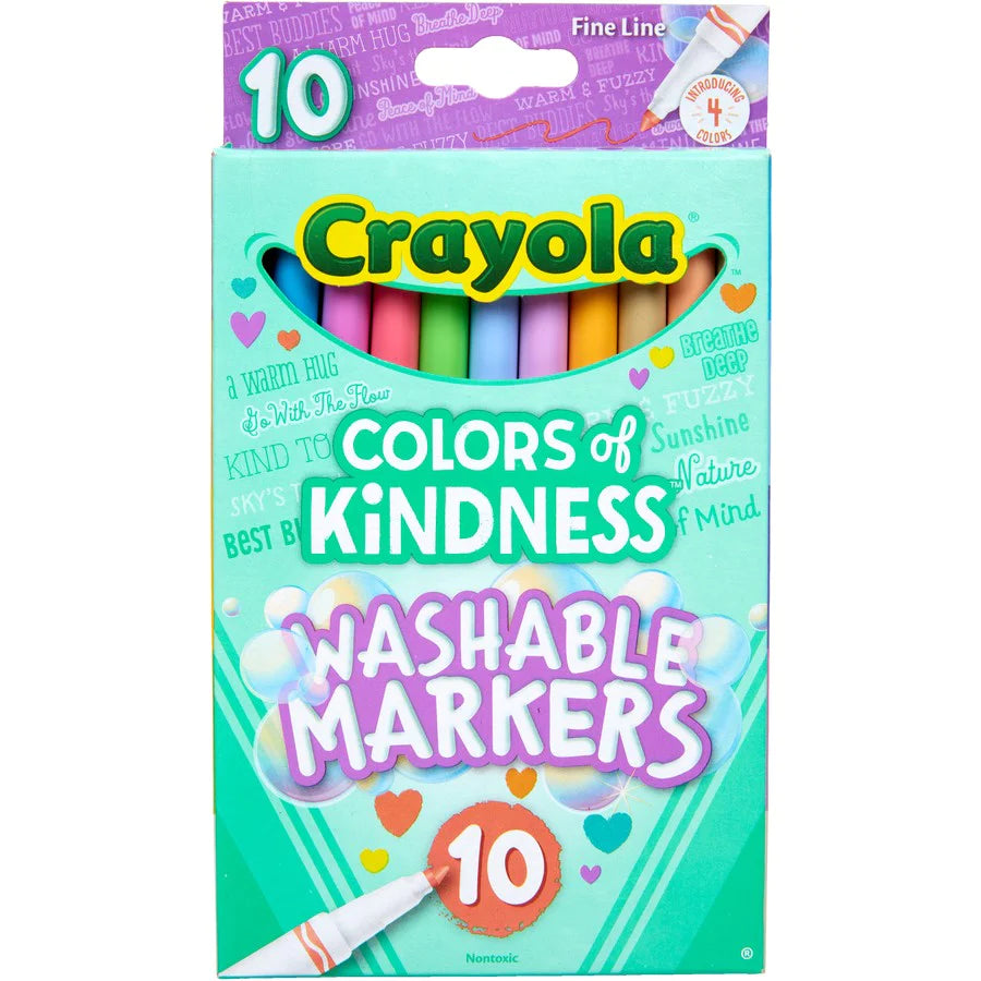 CRAYOLA COLORS OF KINDNESS WASHABLE MARKERS