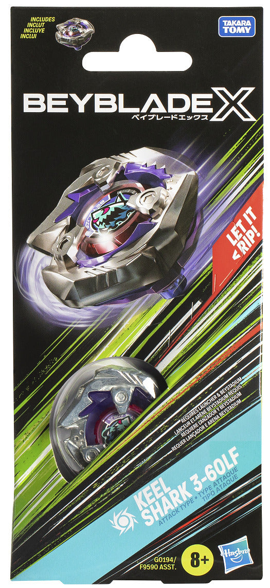 BEYBLADE X BOOSTER SINGLE TOP - KEEL SHARK 3-60LF