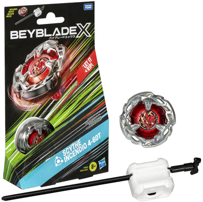 BEYBLADE X STARTER PACK TOP SCYTHE INCENDIO 4-60T