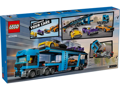 LEGO 60408 - CAR TRANSPORTER TRUCK WITH SPORTS CARS