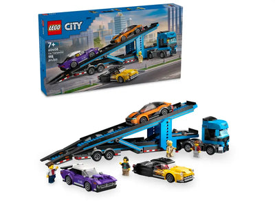 LEGO 60408 - CAR TRANSPORTER TRUCK WITH SPORTS CARS