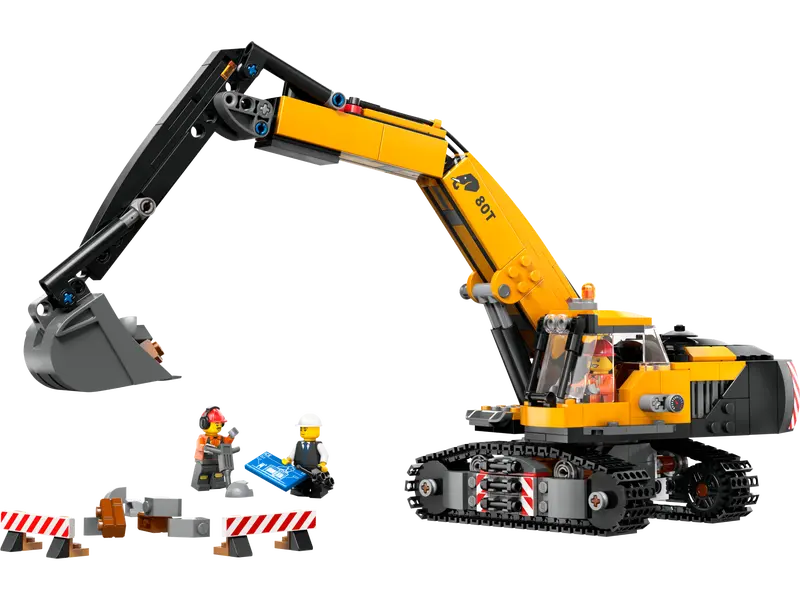 LEGO 60420 - YELLOW CONSTRUCTION EXCAVATOR