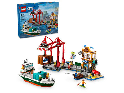 LEGO 60422 - SEASIDE HARBOR WITH CARGO SHIP