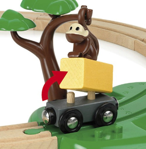 BRIO SET - SAFARI RAILWAY SET - 17 PIECES