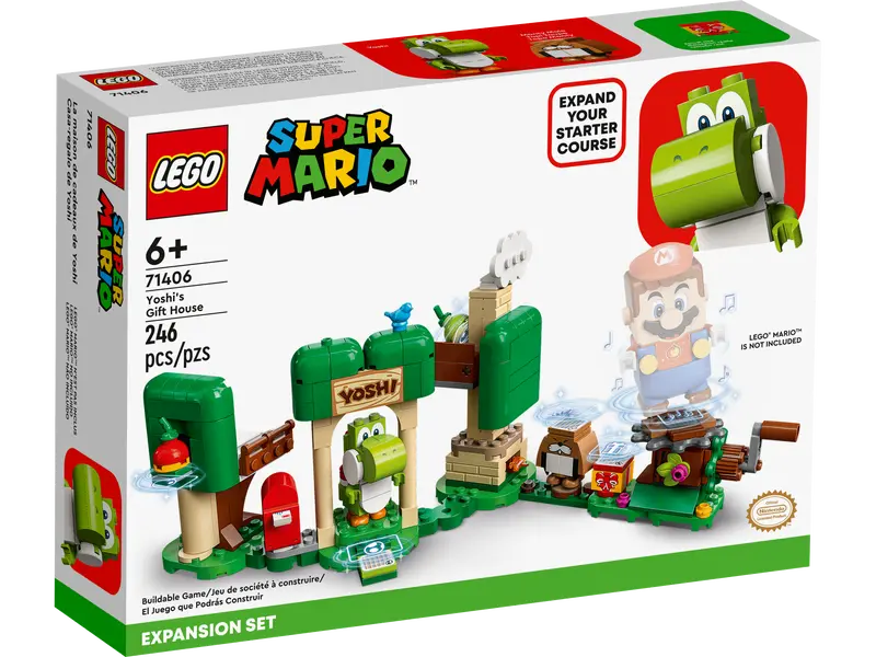 LEGO 71406 SUPER MARIO YOSHI'S GIFT HOUSE