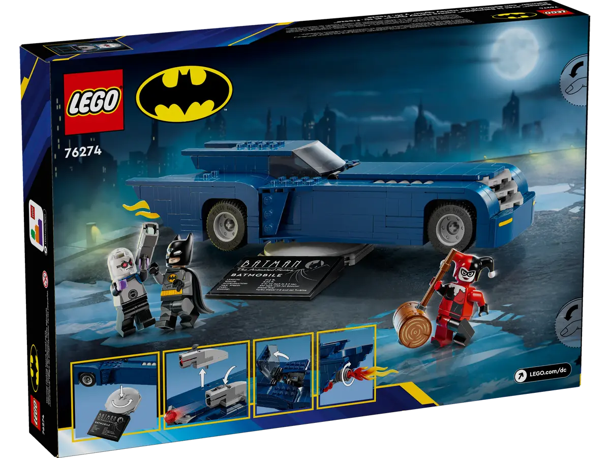 LEGO 76274 - BATMAN WITH THE BATMOBILE VS HARLEY QUINN AND MR FREEZE