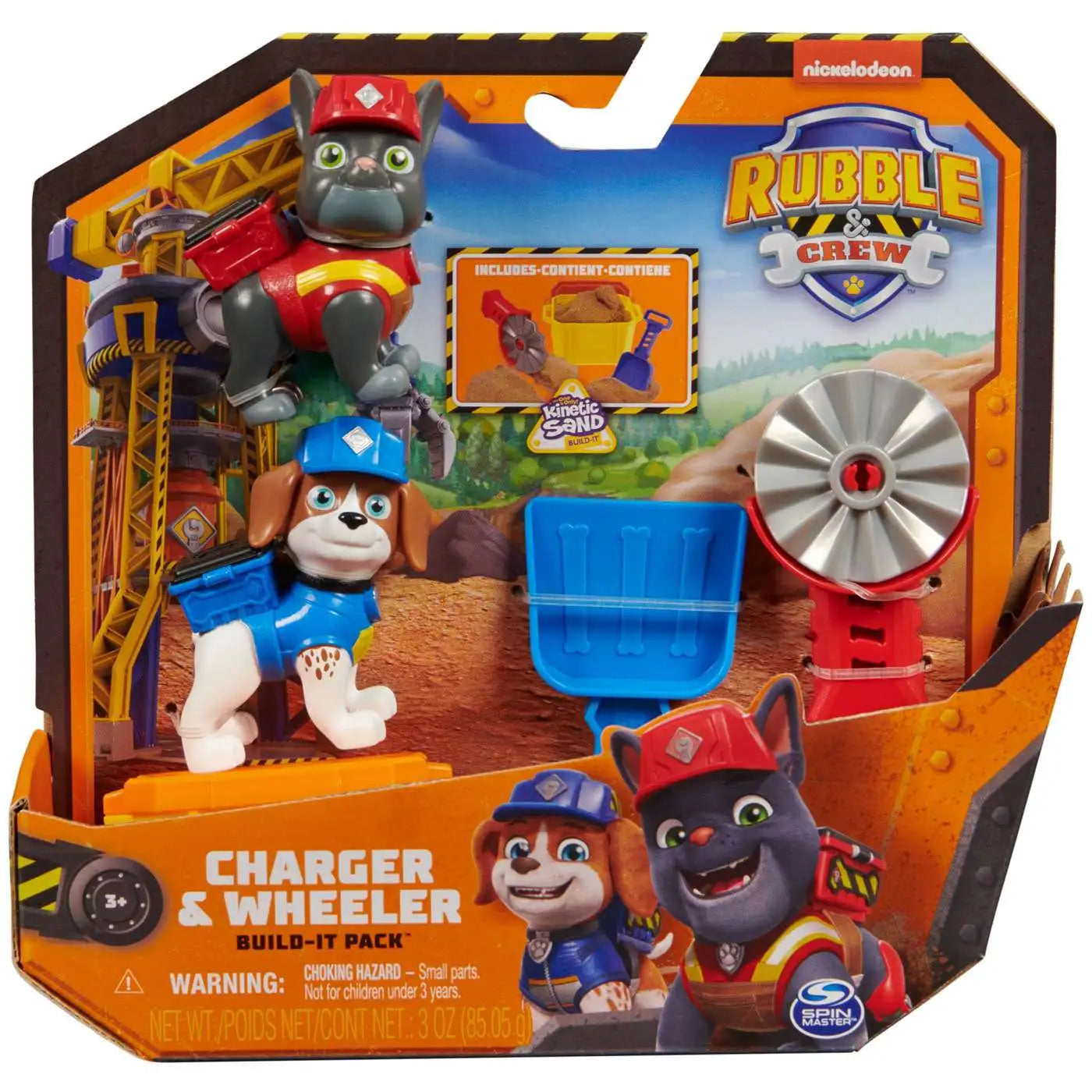 RUBBLE & CREW - CHARGER AND WHEELER BUILD-IT TWO PACK