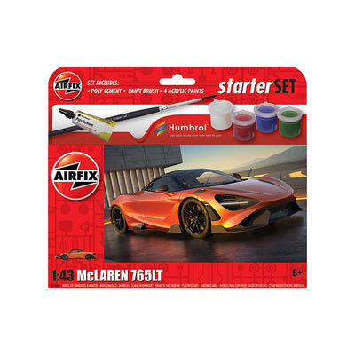 AIRFIX STARTER SET 1:43 MCLAREN 765LT