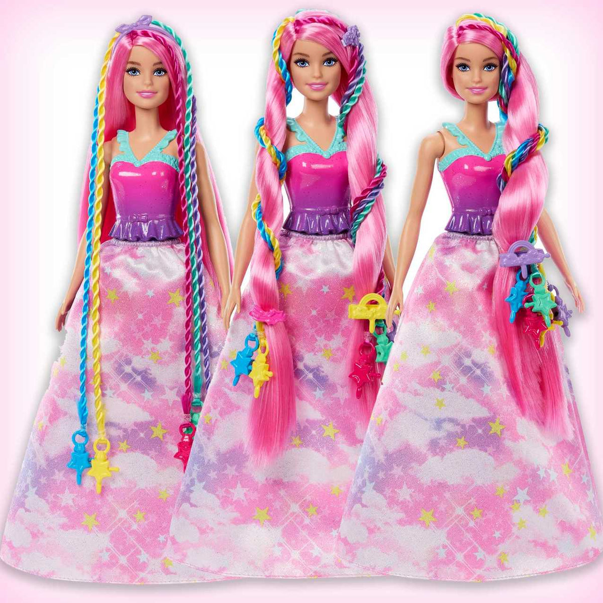 BARBIE DREAMTOPIA - TWIST AND STYLE HAIRSTYLIST DOLL