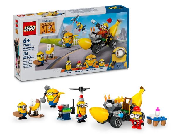 LEGO - DESPICABLE ME 4 - 75580 MINIONS AND BANANA CAR