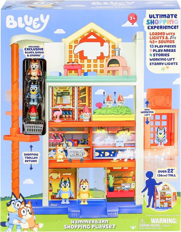 BLUEY HAMMERBARN SHOPPING PLAYSET