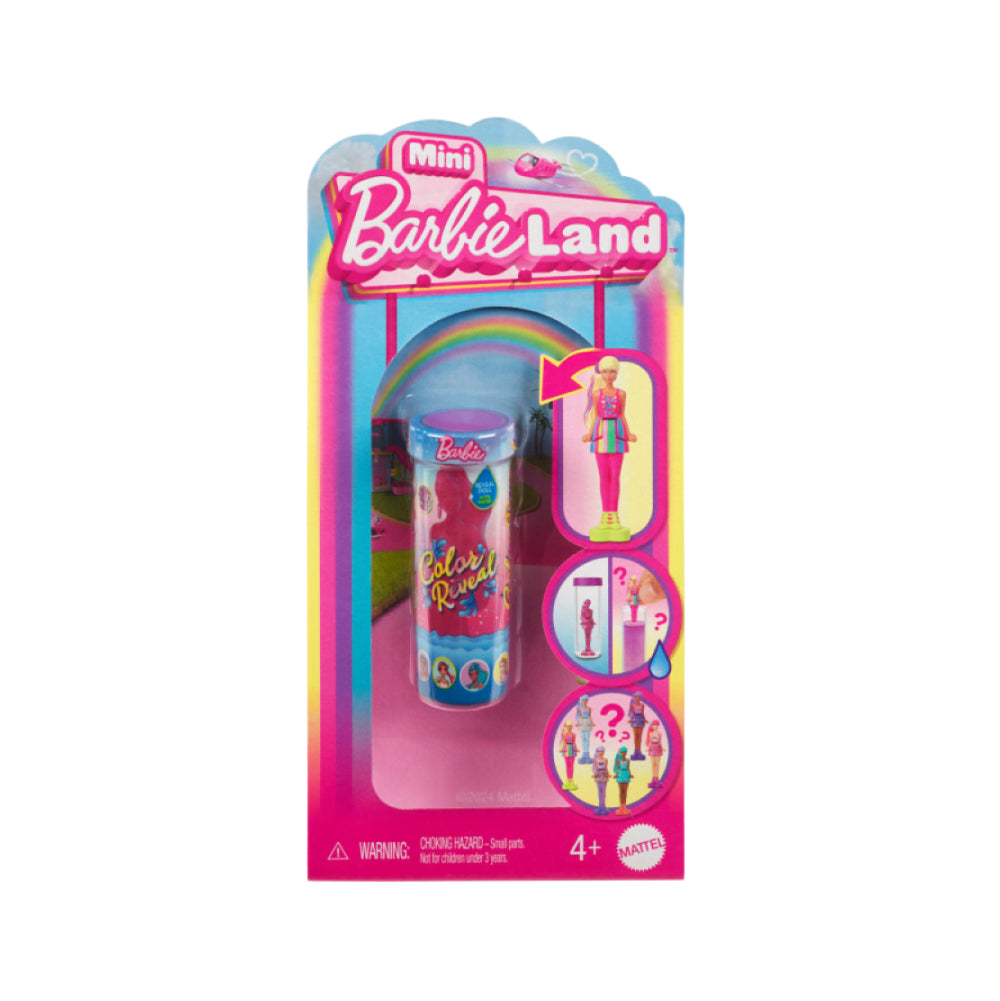 MINI BARBIE LAND - BARBIE COLOUR REVEAL DOLL