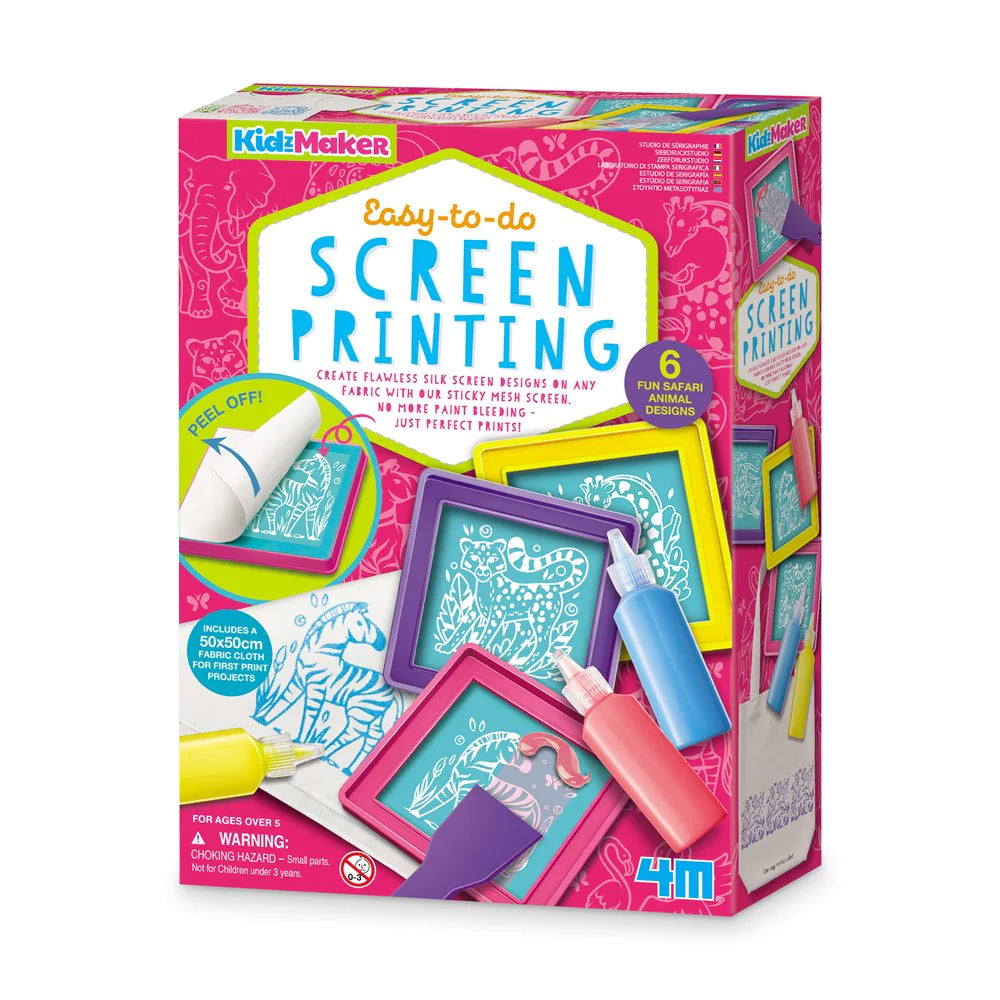 4M KIDZMAKER - EASY-TO-DO SCREEN0 PRINTING