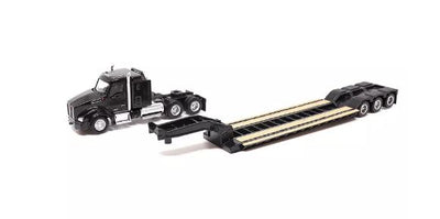 KENWORTH 1:87 40IN -SLEEPER TANDEM TRACTOR WITH LOWBOY TRAILER AND CAT 320D L HYDRAULIC EXCAVATOR