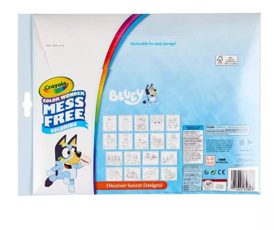 CRAYOLA COLOUR WONDER MESS FREE BLUEY