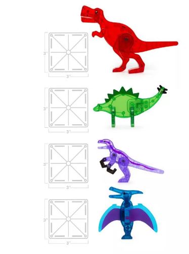 MAGNA-TILES DINO WORLD 40 PIECE SET