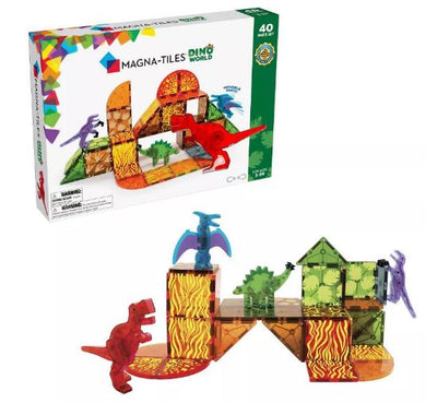 MAGNA-TILES DINO WORLD 40 PIECE SET