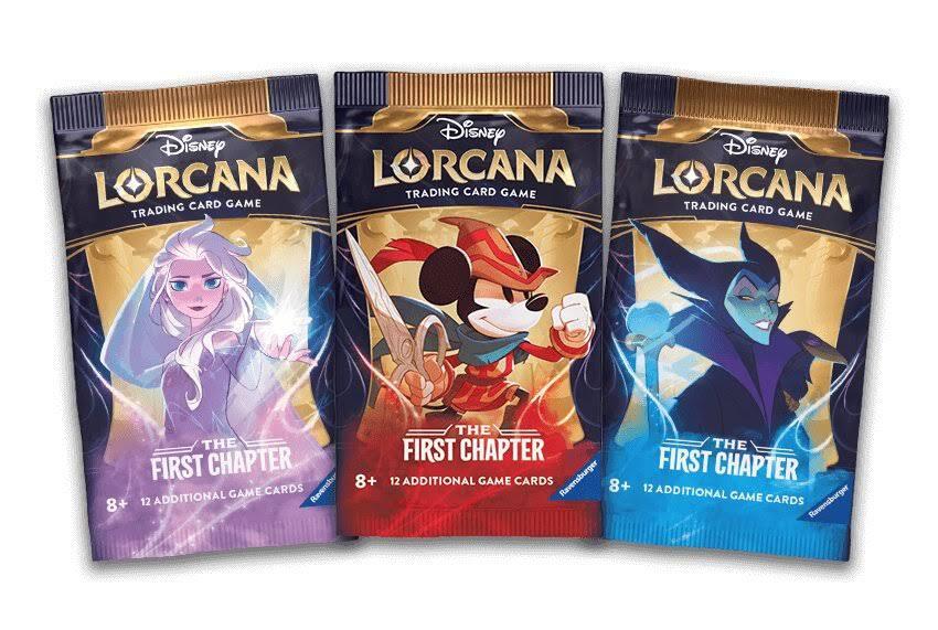 DISNEY LORCANA TCG THE FIRST CHAPTER SERIES 1 BOOSTER PACK