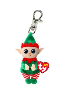 TY BEANIE BELLIES - CHRISTMAS - 'ELFONSO' GREEN ELF CLIP