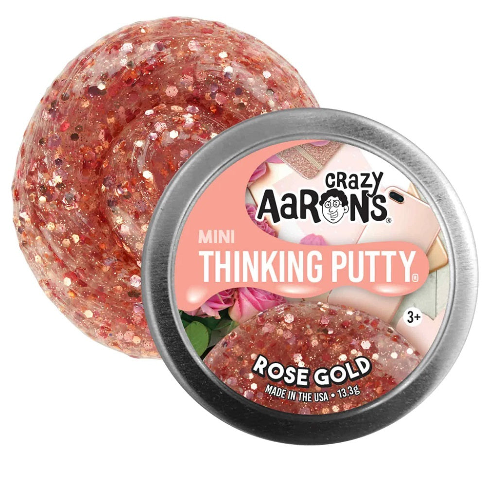 AARON'S THINKING PUTTY MINI 2 INCH - ROSE GOLD