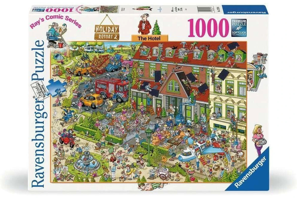 RAVENSBURGER 175796 - HOLIDAY RESORT 2 THE HOTEL 1000 PIECE PUZZLE