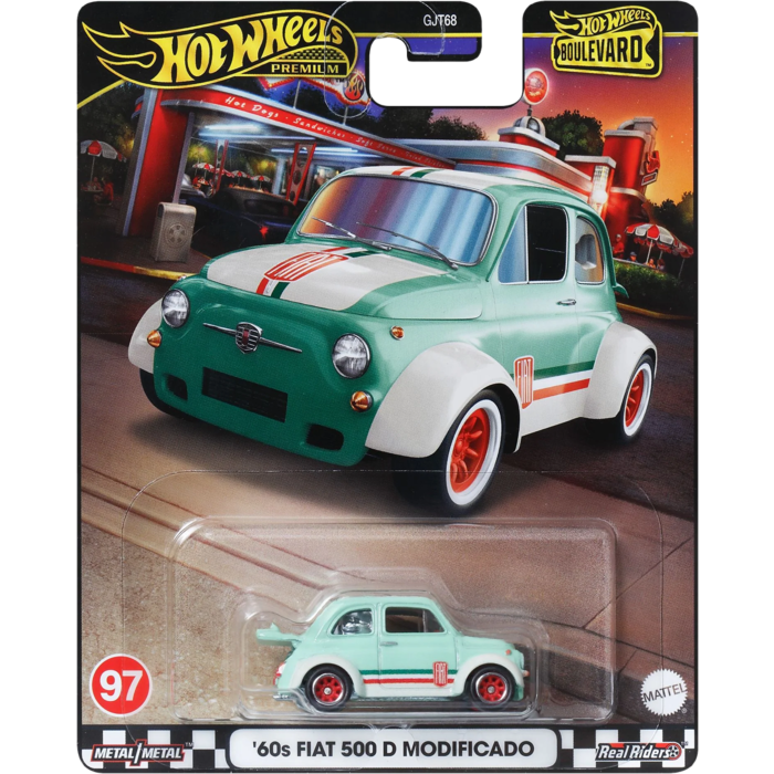 HOT WHEELS BOULEVARD 97 - '60S FIAT 500 D MODIFICADO