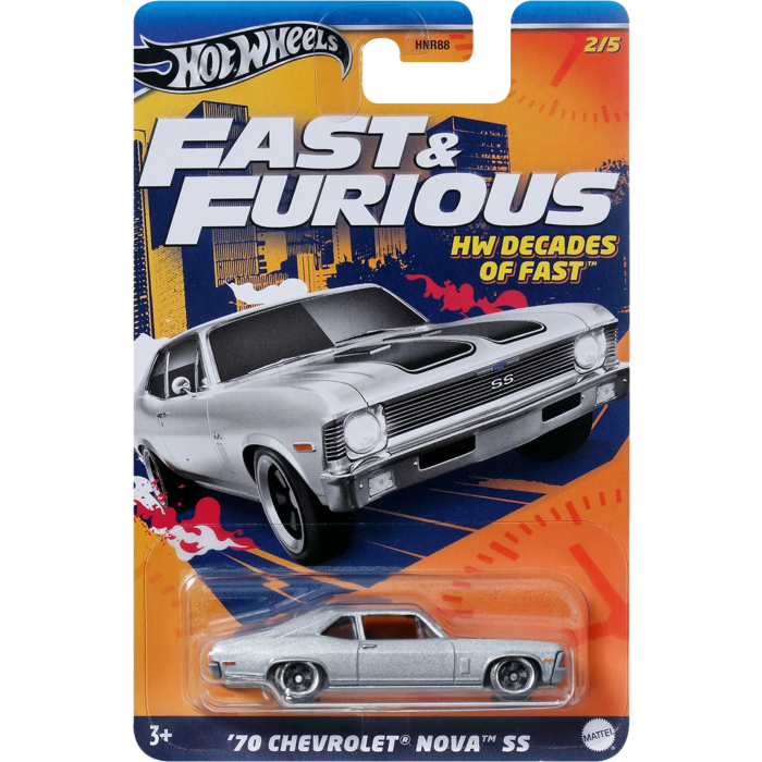 HOT WHEELS DECADES OF FAST - '70 CHEVROLET NOVA SS