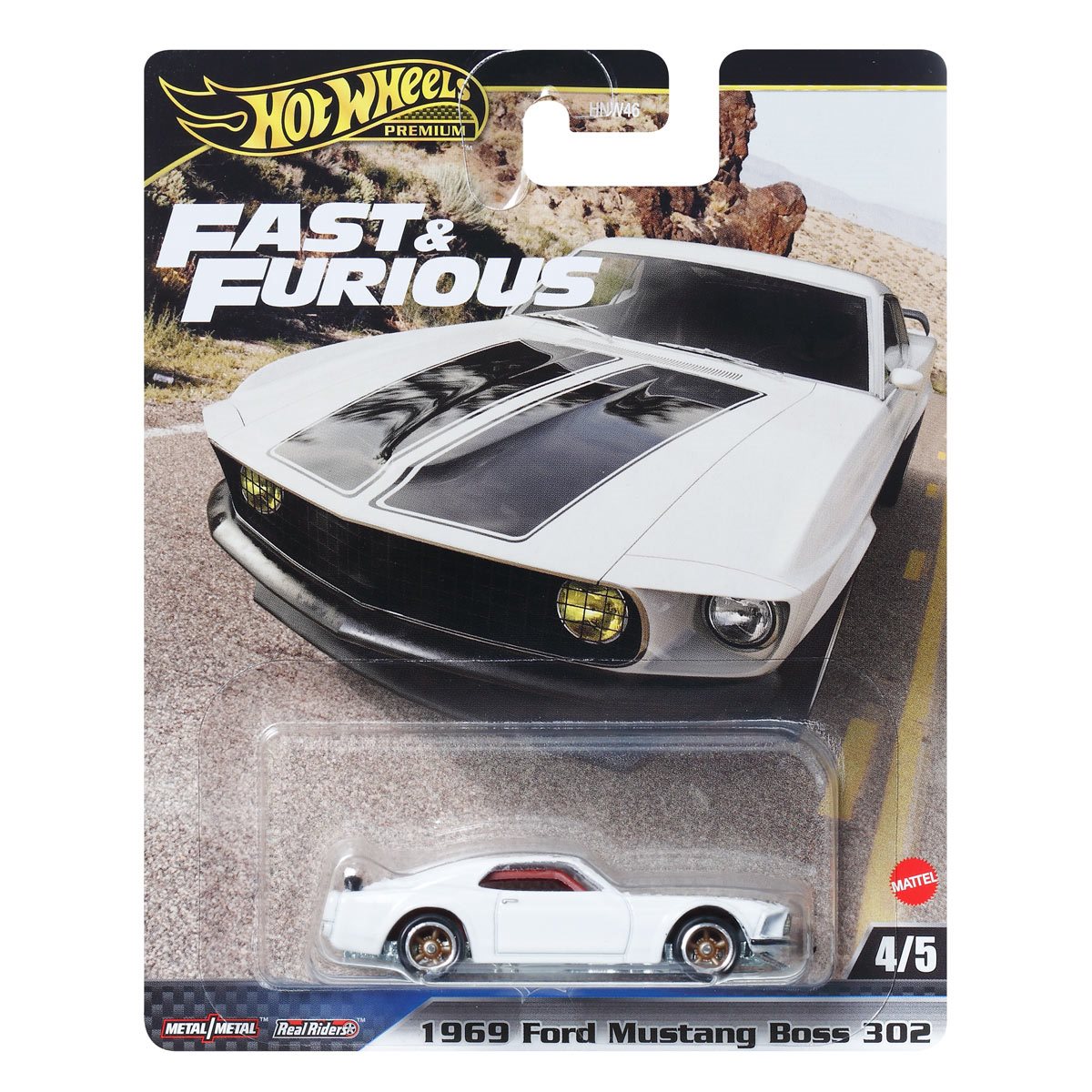 HOT WHEELS PREMIUM FAST & FURIOUS - 1969 FORD MUSTANG BOSS 302