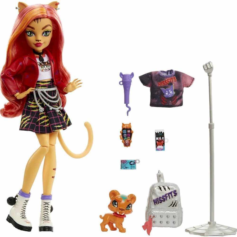 MONSTER HIGH DOLL TORALEI WITH PET AND ACCESSORIES