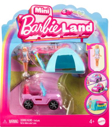 MINI BARBIE LAND - BARBIE COLOUR CHANGE JEEP