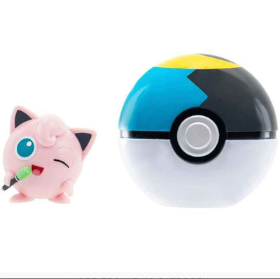 POKEMON CLIP 'N' GO - JIGGLYPUFF AND MOON BALL