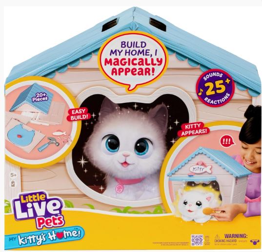 LITTLE LIVE PETS - MY KITTY HOME INTERACTIVE TOY