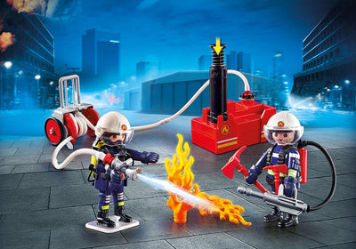 PLAYMOBIL CITY ACTION 9468 - FIREFIGHTERS WITH WATER PUMP