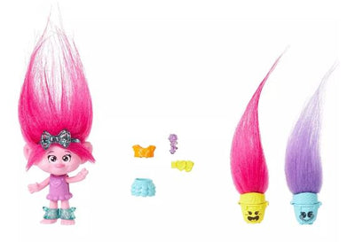 DREAMWORKS TROLLS BAND TOGETHER - TROLLS HAIR POPS QUEEN POPPY