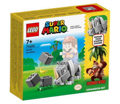 LEGO SUPER MARIO 71420 RAMBI THE RHINO EXPANSION SET