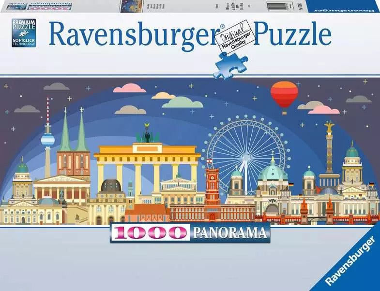 RAVENSBURGER 17395 2 BERLIN AT NIGHT 1000 PIECE PUZZLE