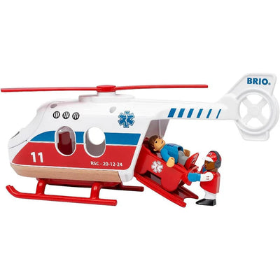 BRIO RESCUE HELICOPTER 4 PIECES