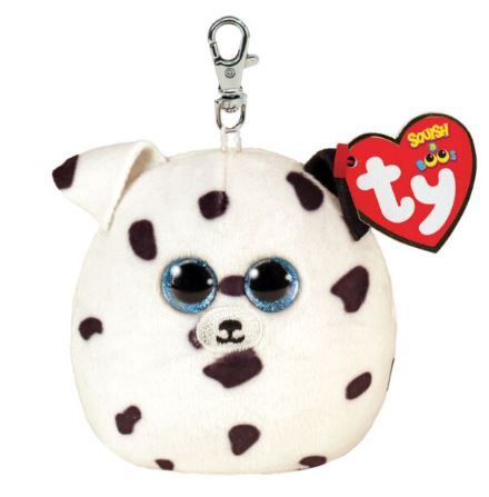 TY BEANIE SQUISHY - FETCH - SPOTTED DOG