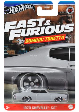 HOT WHEELS FAST & FURIOUS DOMINIC TORETTO - 1970 CHEVELLE SS