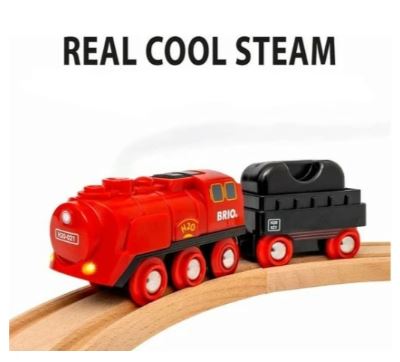 BRIO STEAMING TRAIN SET 24 PC 36017