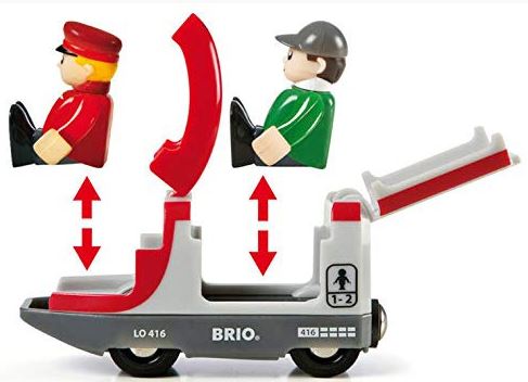 BRIO TRAVEL SWITCHING RAILWAY SET 42 PIECES