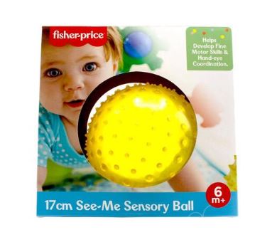 FISHER PRICE - SEE ME SENSORY BALL 17CM